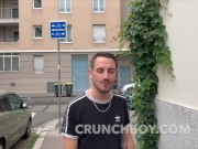 Preview 5 of the french dude NATHAN MADNESS fucked raw the straight curious MAthieu for CRUNCHBOY