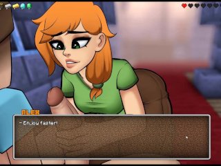 redhead, hentai game, alex, pornplay