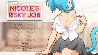 Nicole Risky Job Hentai Game Pornplay Ep 1 MILF Camgirl Sex Simulation
