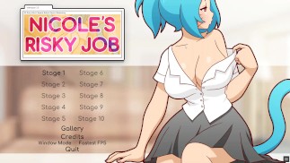 Nicole Risky Job [Hentai game PornPlay ] Ep.1 MILF camgirl sex simulation