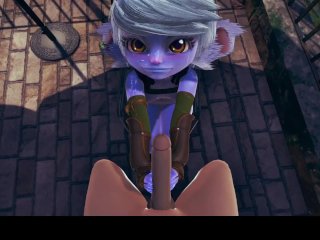 hardcore, asian, big ass, tristana