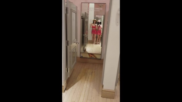 Lana Rhodes and Riley Reid go shopping but cannot keep their hands off each other - Lana Rhoades, Riley Reid