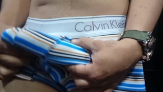 HOT GUY CUMS IN BOXERS FOR PHONE
