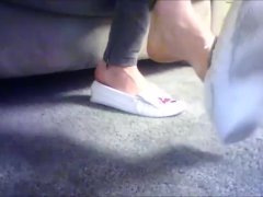 White Moccasins Frieda Ann Foot Fetish - Screenshot 9 of 16 - Frieda Ann
