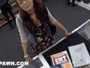 Preview 2 of XXX PAWN - Broke College Student Nicki Ortega Banged In My Pawn Shop