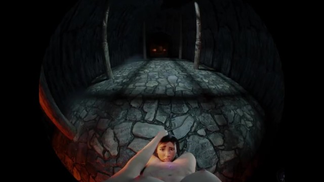 Lara Croft Giving you a cunnilingus in VR POV