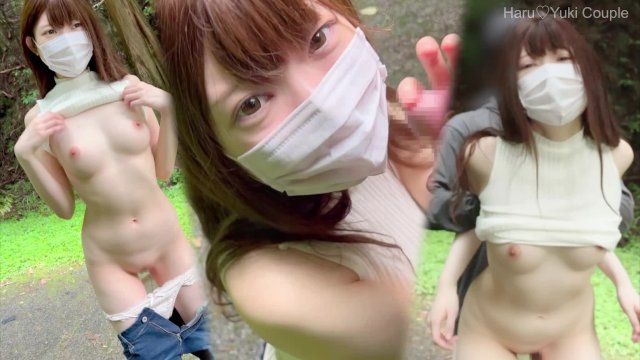 porn video thumbnail for: 【素人】透明感抜群の色白彼女と野外で生SEX♡精子大量注入 素人カップル/美少女/色白美乳/中出し/フル動画(26分)/일본여대생과질내사정섹스