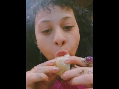 Comiéndome un taquito 