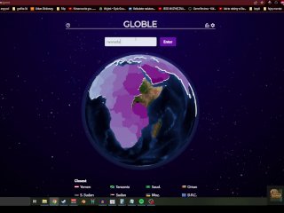 globle, browser game, web, web game