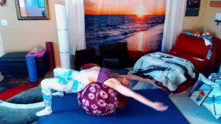 Yoga ball workout. Join my lifetime  to chat with me link on profile