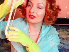 ASMR: household gloves and slime