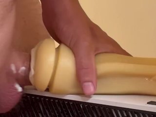 Fucking my pocket pussy! only if it was you?