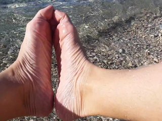 foot, barefoot, bare feet, mother
