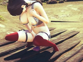3d, cosplay, hentai game, creampie