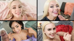 TeamSkeet - 最热门的面部合辑 - 与 Valentina Jewels 等合作的射液合辑
