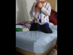 Kigurumi PVC Cosplay Breathplay test