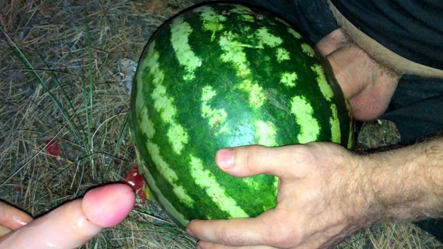 Fucked a WATERMELON in the Forest with two DICKS!!!! Crazy Gay Porn!!! -  Pornhub.com