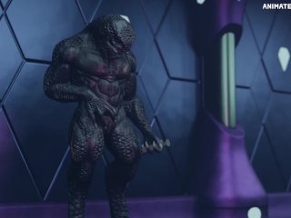 Sangheili Elite Muscle Hyper Growth Animation