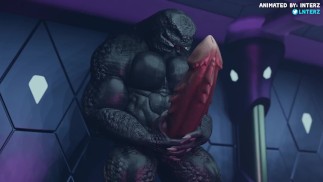 Sangheili Elite Muscle Hyper Growth Animazione