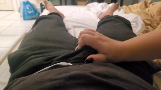 我胖乎乎的妻子在我们的假期里最好的打手枪