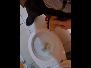 Peeing in Public Toilets.
