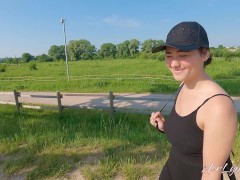 Video Risky Outdoor Blowjob on Observation Tower - MarLyn Chenel