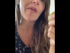 Short eating video. I eat a pear and I will not let you try it