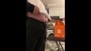 Asian cute Fat guy feedee obese 