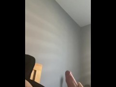 Throbbing cock teasing and edging for the fans 💦