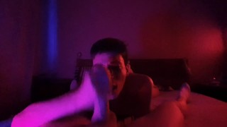 Twink Sucked A Massive Dick And Swallowed Cum