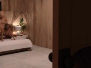 Preview 3 of The Motel Gameplay #14 Unsatisfied Wife Sneaks Out At Night To Fuck A Huge Monster Cock