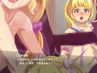 big boobs, blonde, hentai, マジカミdx