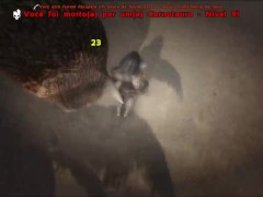 She saw them eating each other and wanted to participate but didn't expect to be obliterated so hard in t