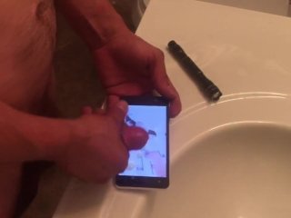 amateur, cumshot, jerking his cock, exclusive