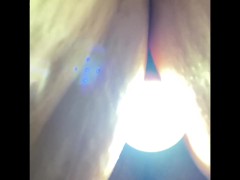 Mature MILF BBW It's All Fun and Games flashlight golf balls paddle chubby mom