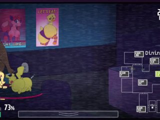 Five Nights At FuzzBoob's Furry FNAFGirl in_Top Hat