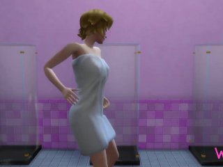 Totally Spies - Lesbian sex in gym bathroom