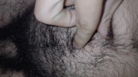 Oh boy i stand up of my bed To play with my hairy belly button an record my hairy bush cock 