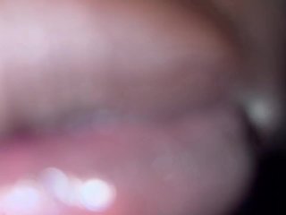 Vore / mouth fetish - This strawberry had no chance