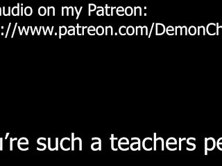 HOT TEACHER FUCKS YOU IN CLASS - Audio teaser