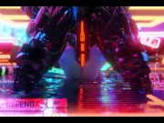 Preview 4 of Cyberpunk: Edgerunner's Rebecca gets a mating press by Adam Smasher - 3D Animation Cyberpunk 2077 HD