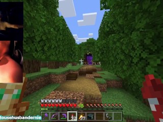 Playing Minecraft Naked Ep. 13 Mining with WITHER Power