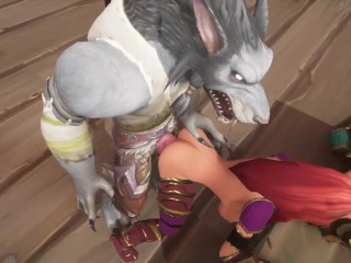 Un Jour Au Port Avec Une Elfe Rousse et un Loup-garou | Parodie De Warcraft