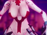 Subverse - sexy cyborg girl rider on a huge furry dick