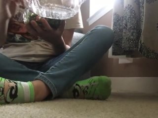 Socks and Mukbang FriedaAnn Foot Fetish