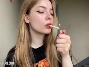 Preview 1 of Smoking Fetish Girl 11