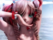 Preview 4 of Maiko's boobs pop out as she dances in the rain (MMD)