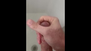 Shower solo with a big cum finish 