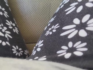 I had to pull the car over to piss my pants and panties! When I get home, I let the rest out.