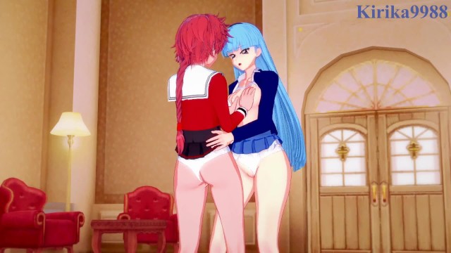 Hikaru Shidou and Umi Ryuuzaki engage in intense lesbian play - Magic Knight Rayearth Hentai